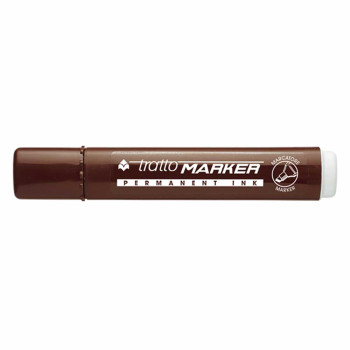 Tratto Marker Marrone - punta a scalpello