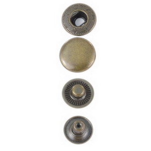Bottoni colore Ottone Antico ALFA - 1000 pezzi