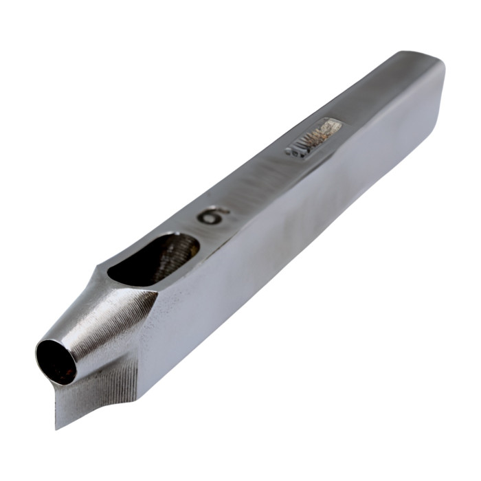 Buttonhole Hammer Punch - 6mm Hole/3mm Flange