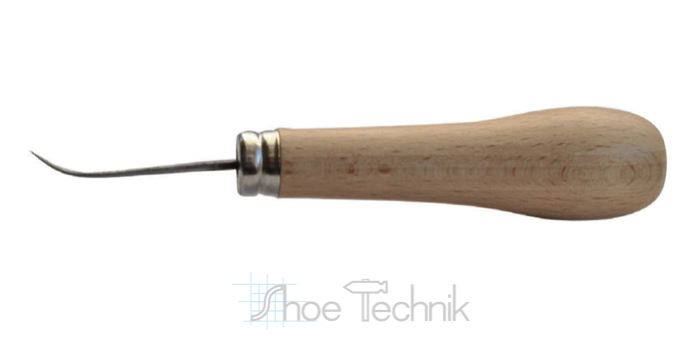 Curved Stitching Awl, Ergonomic Design Fine Grinding Awl Tool Sewing Fine  Workmanship for Leather Punching for Household